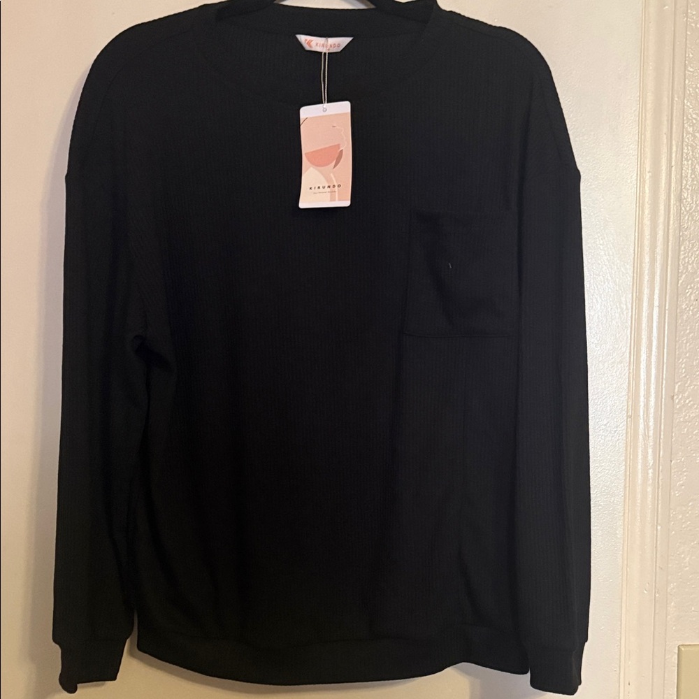 Classic Black Long Sleeve Top